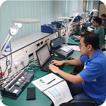 Siemens PLC training classroom session